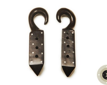Ebony Wood "Weightless Weights" Gauged Earrings - Limited Edition