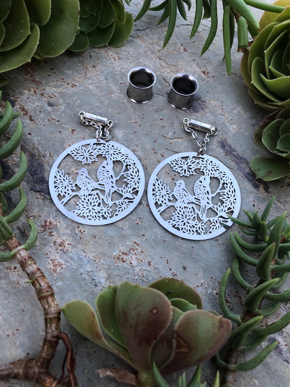 Vogel Laser Ausgeschnitten Magnetische Verschluss Gauged Etsy