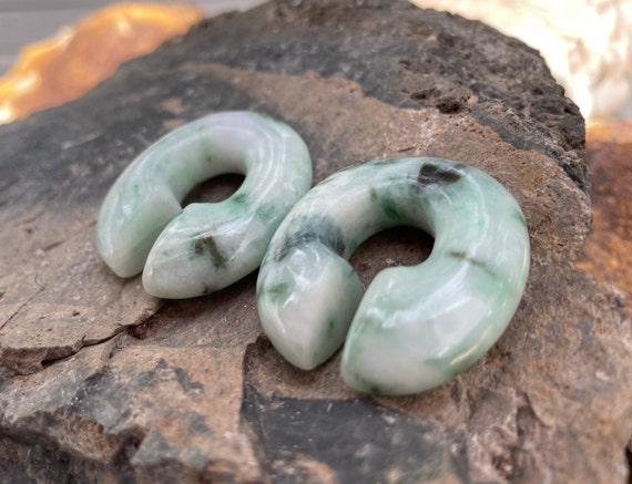 1/2" (13mm) One of a Kind Jadeite Donuts - image 3