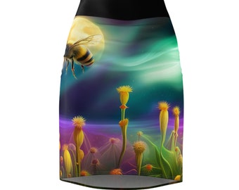 Ethereal Bee Women's Pencil Skirt (AOP)