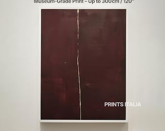 Burgundy Abstract Print | Moody Textured Wall Art (Digital Download)