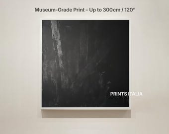 忙しい抽象画 | ヴィンテージの回転可能な絵画 | 暗い人物の形 | 黒人