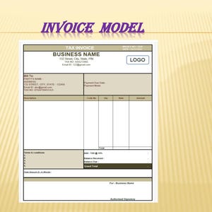 INVOICE TEMPLATE