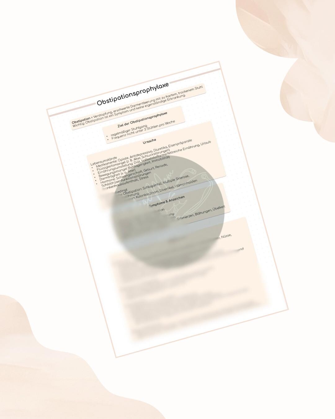 Constipation Prophylaxis - Nursing Training Course Notes - PDF Digital ...