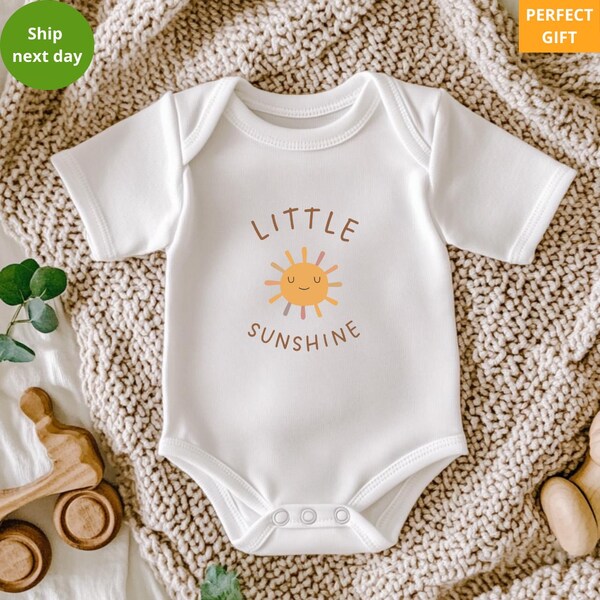 Little Sunshine Onesie* - Cute Baby Bodysuit - Sunshine Onesie* - Bodysuit - Unique Baby Clothes