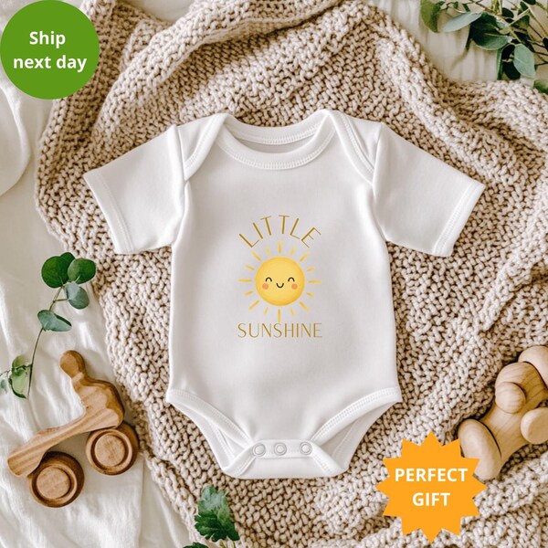 Little Sunshine Onesie* - Cute Baby Bodysuit - Sunshine Onesie* - Bodysuit - Unique Baby Clothes