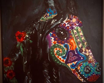 Un Alma Hermosa/A Beautiful Soul  - Day of the Dead Horse - Día de los Muertos