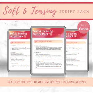 100 flörtiga meddelandeskript: DM och innehållsidéer för kreatörer (Canva PDF-mall)