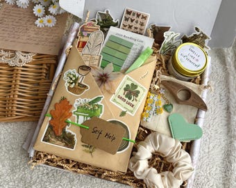 Personalized Blind Date Book Box: Mystery Book Bundle with Soy Candle, Bookmark