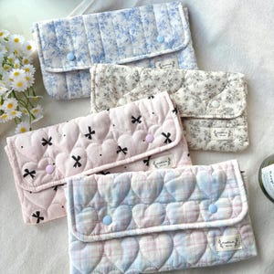 Quilted Switch 1&2 Case, Cute Macaron Color Switch Sleeve, Padded Switch Pouch with Game Card Storage,  Switch Accessories