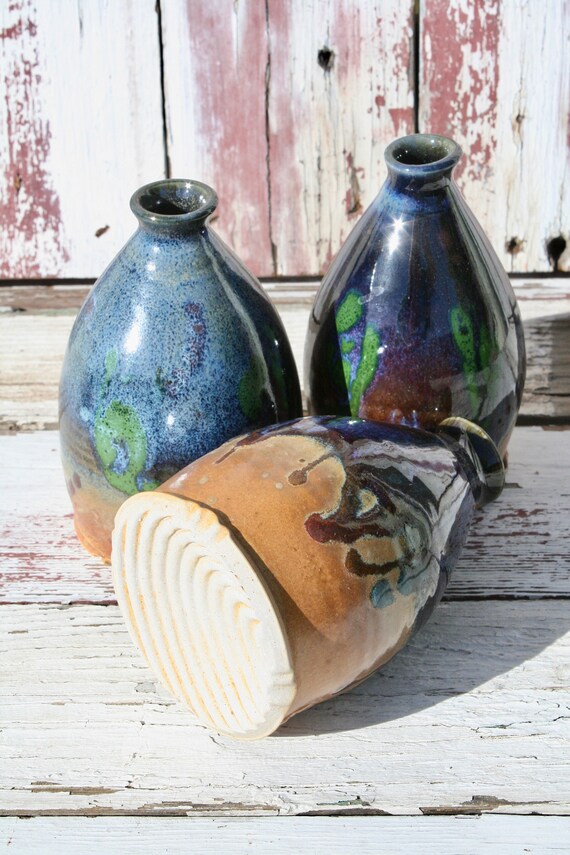 One Finely Crafted Blue And Gold Bud Vase 051 Scented Oil Etsy One Finely Crafted Blue And Gold Bud Vase 051 Scented Oil Etsy
