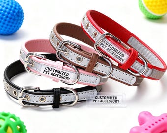 パーソナライズされたペットIDタグ - 名前の刻印、迷子防止首輪チャーム