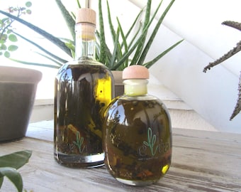 Artisan Greek EVOO, Rosemary Orange Infused Olive Oil with Coriander and Green Peppercorns