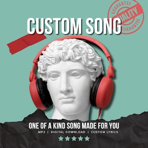 Custom Song | Personalized Song Gift | Unique Gift for Birthday, Wedding, Proposal, Special Occasion | Custom Music MP3 Download