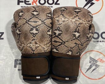 Guantes de boxeo de diseño personalizado para entrenamiento de sparring y Muay Thai.