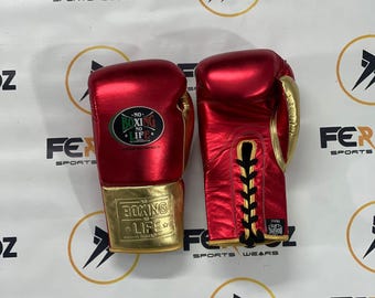 Professional No Boxing No Life Sparring Fighting Gloves Custom Made Color Gym Training Leather