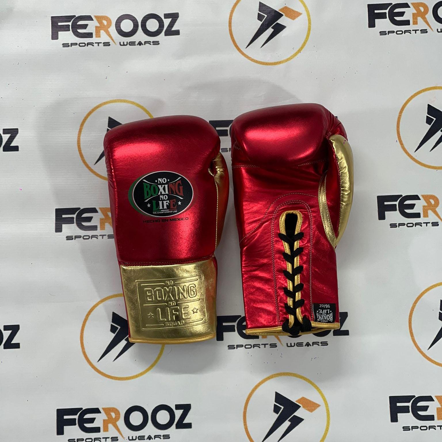 Professional No Boxing No Life Sparring Fighting Gloves Custom Made Color Gym Training Leather