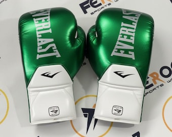 Everlast Green Boxing Gloves Premium Training Sparring Gloves For Men Women