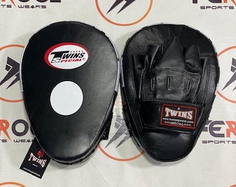 Equipo de entrenamiento de kickboxing, manoplas curvas de enfoque, protectores de cuero para boxeo