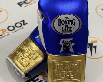 Custom Logo Leather Boxing Gloves, Sparring Training