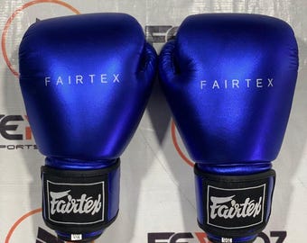 New Custom Made Fairtex Leather Professional Boxing Gloves