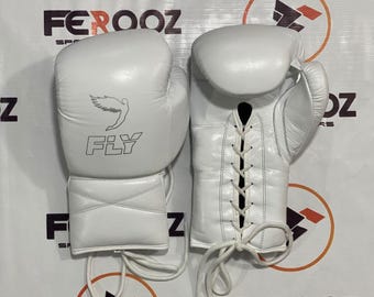 Fly Boxing Gloves – Handmade Genuine Leather Training Gloves for Muay Thai, Sparring & Fitness
