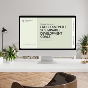 Sustainable Development Goals Progress Report | SDG PowerPoint Template | Editable Impact Presentation PPTX