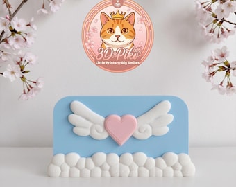 Nintendo Switch Dock „Engelsherz-Wolken“ – Passend für V1, OLED & Switch 2 – Kawaii Gaming-Deko