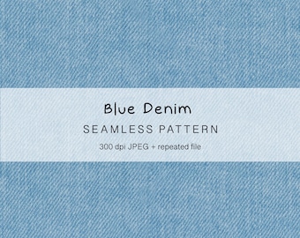 Denim seamless pattern blue jean fabric texture for men and women printing denim background for textile printing scrapbooking commercial use