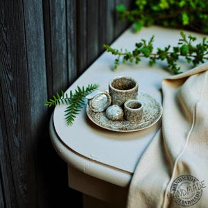 Ceramic Incense Burner Bowl – Smudge Dish for Sage, Palo Santo & Candles | Meditation Tray, Energy Cleansing, Aromatherapy Decor