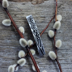 Pussy Willow hair barrette large image 0