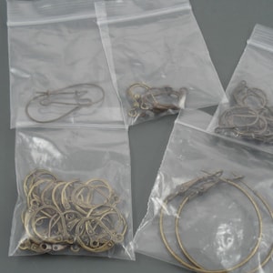 Mix of Brass Ear Wires, 26 Pairs Total