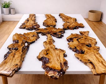 Huge 100x250cm Live Edge Epoxy Wood Slab, 4cm Thick Office Desk Table Top, DIY Resin Art Dining Table Material, Natural Solid Wood Board