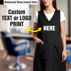 Uniforme de beleza e spa personalizado: logotipo personalizado, uniforme de poliéster impermeável