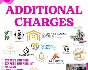 Extra Charges For Additional Text Or LOGO