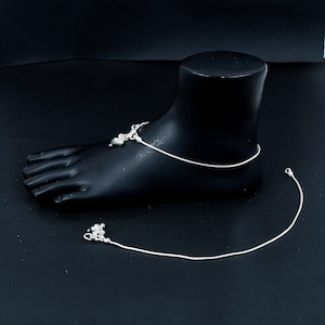 Handmade Pure Silver Indian Anklet