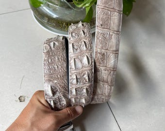 Fivela de cinto masculina em couro genuíno de chifre de veado do Himalaia, sem articulações, 38 mm, feita à mão sob encomenda.