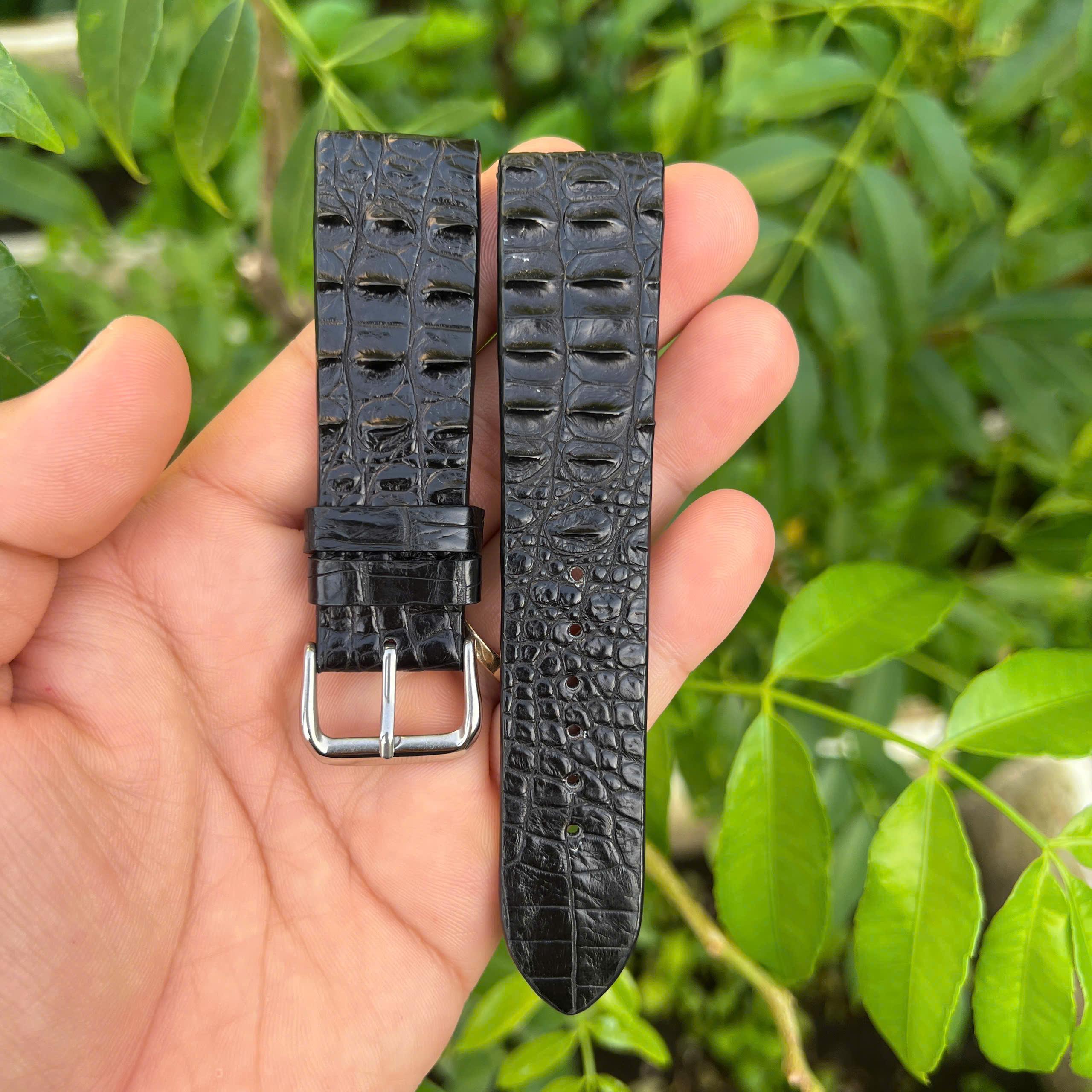 Cinturino Breitling in pelle nera