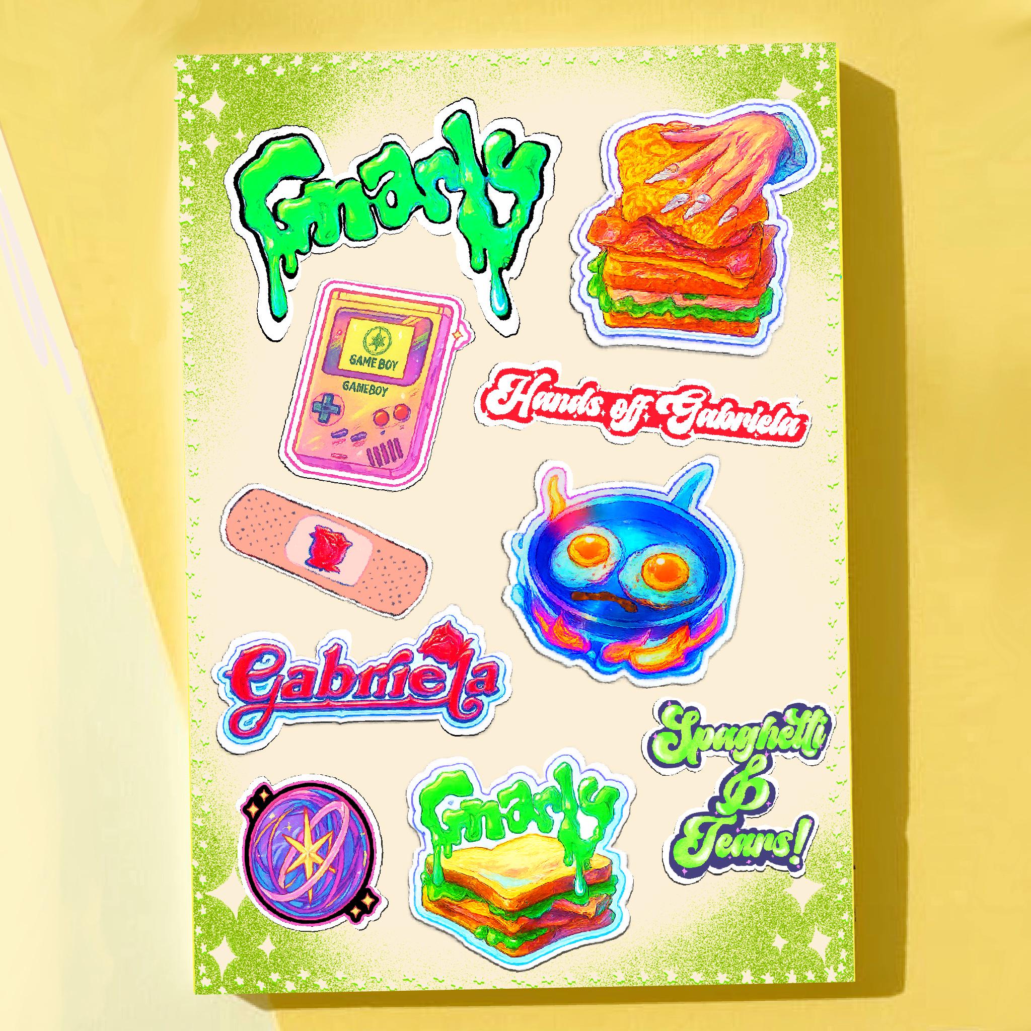 Gnarly Sticker - Etsy