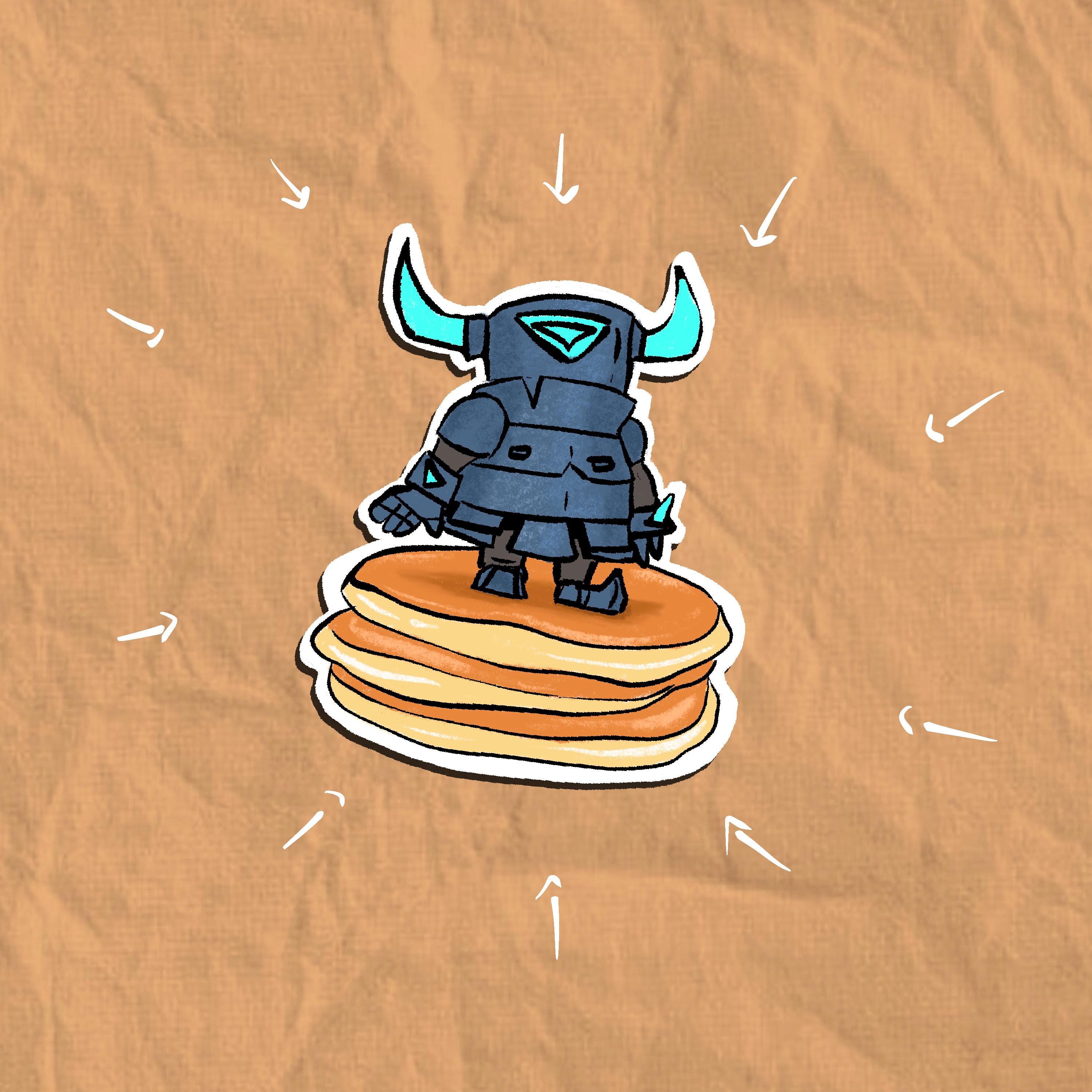 Mini Pekka Inspired Stickers Pack • 5PC Cute Warrior Gaming Stickers ...