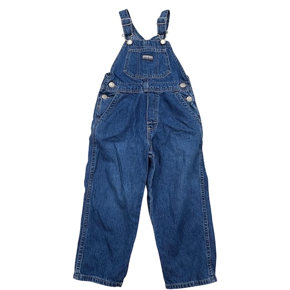 OshKosh B'gosh Denim Bib Overalls Kids 4T Cotton VTG … - Gem