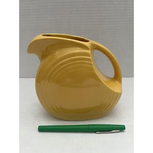 Vintage Fiesta  Fiestaware Original Yellow Juice Pitcher