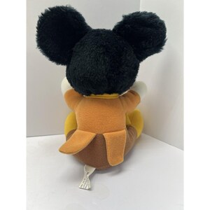 Peluche de Mickey Mouse de 7" de Disney Mickey's Christmas Carol, vintage de los años 80 imagen 5