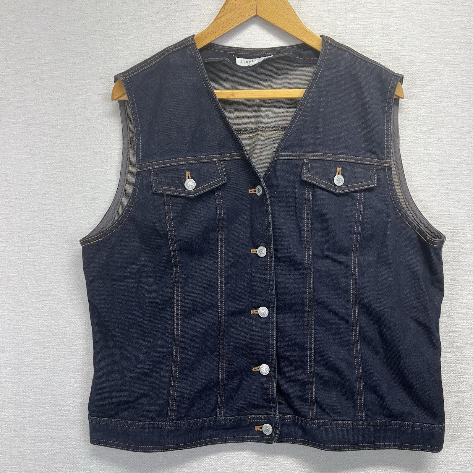 Long Denim Vest Women - Etsy
