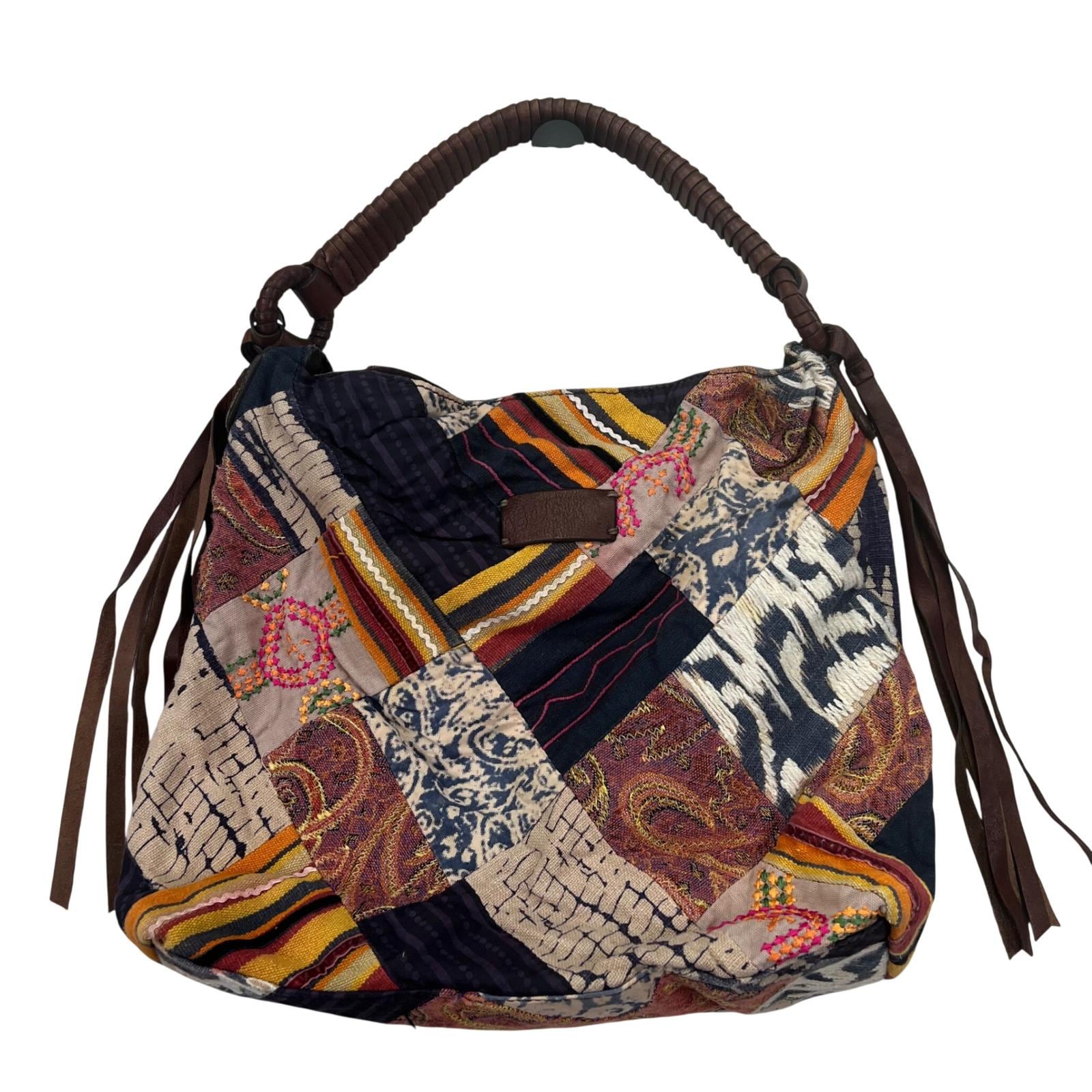 Vintage Lucky Brand Patchwork Bag - Etsy