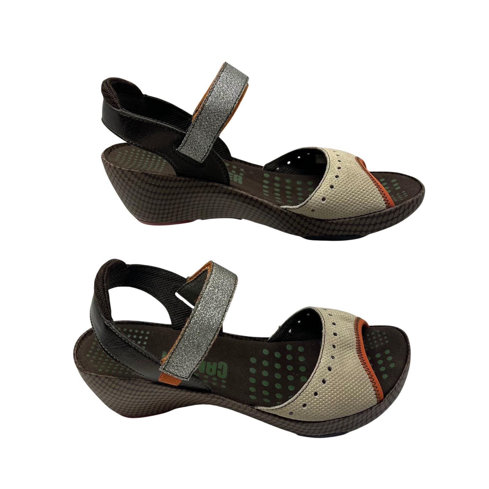 Sandali Piatti In Sparto Verde – Made In Spain – Taglia 46 EU