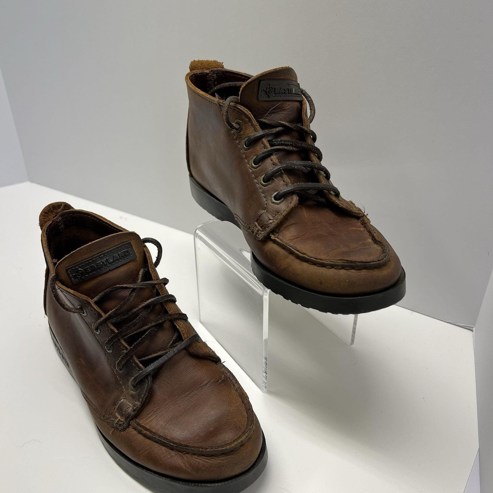 Eastland Vintage Seneca Mens 5D Brown Leather Camp Moc 
