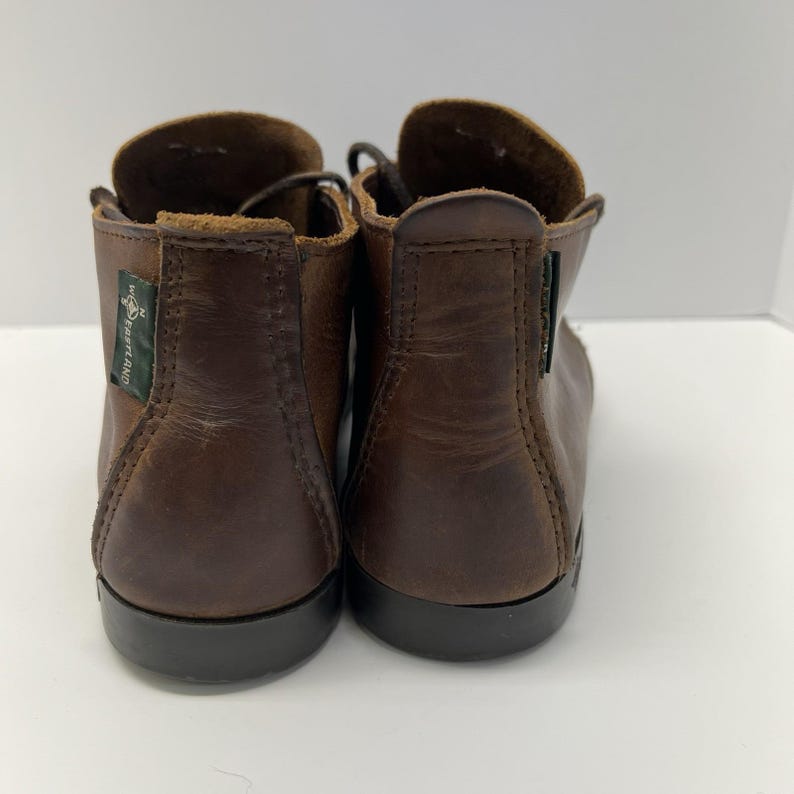 Eastland Vintage Seneca Mens 5D Brown Leather Camp Moc Chukka Boots image 5