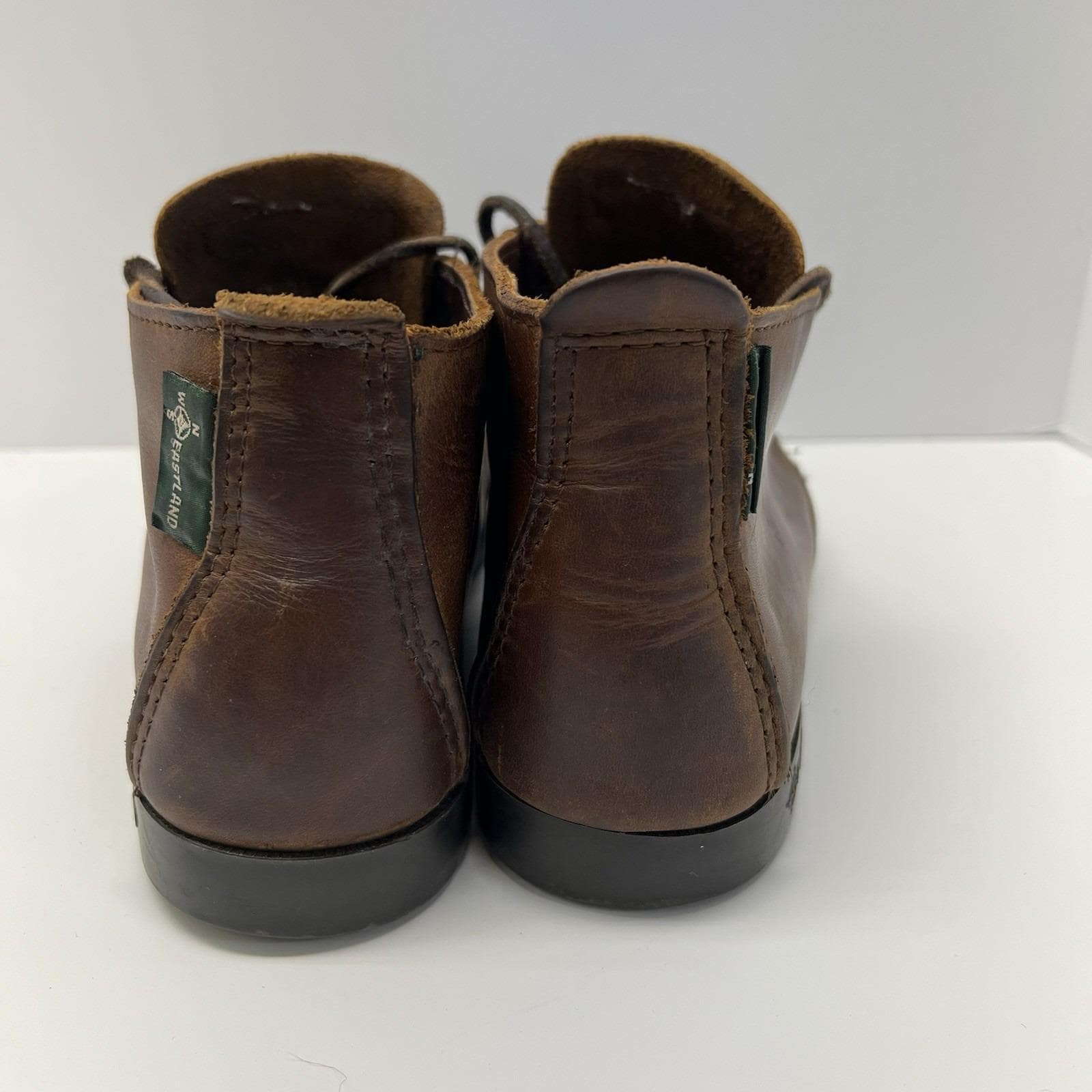 Vintage 90s Eastland Seneca Brown Leather Chukka Boots Moc Toe Amazon.com: Eastland Men main image 2