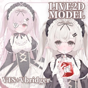 Live Vampire Vtuber Model for Sale [Ready-to-Use Vtuber Model / YouTube & Twitch Streaming / VTube Studio]